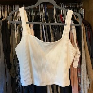 Square neck crop top